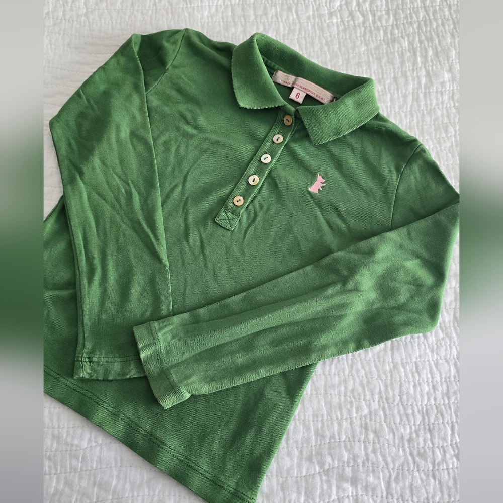 ✨️Vintage Juicy Couture Girls LS Polo size  6